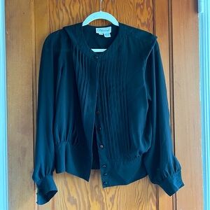 Black vintage blouse